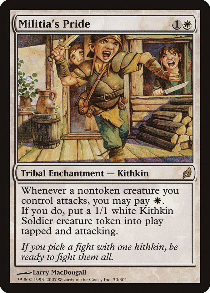 Militia's Pride [Lorwyn] | Card Merchant Takapuna