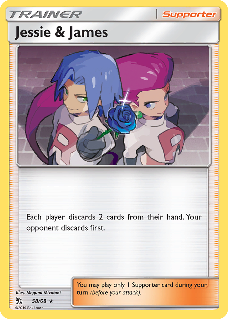 Jessie & James (58/68) [Sun & Moon: Hidden Fates] | Card Merchant Takapuna