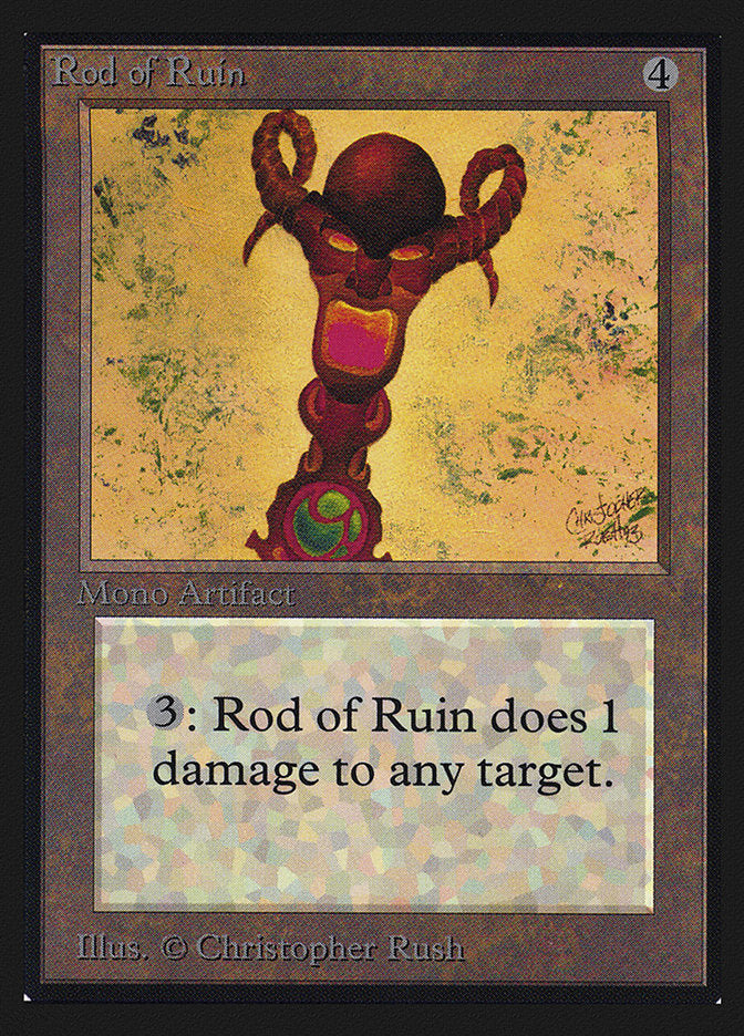 Rod of Ruin [International Collectors' Edition] | Card Merchant Takapuna