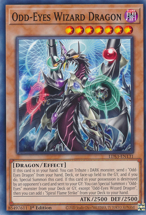 Odd-Eyes Wizard Dragon [LDS3-EN131] Common | Card Merchant Takapuna