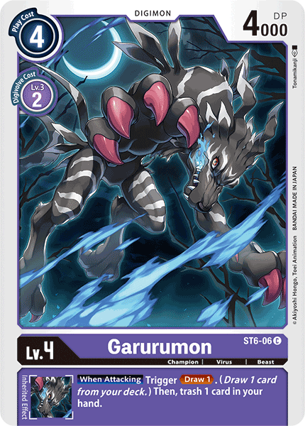 Garurumon [ST6-06] [Starter Deck: Venomous Violet] | Card Merchant Takapuna