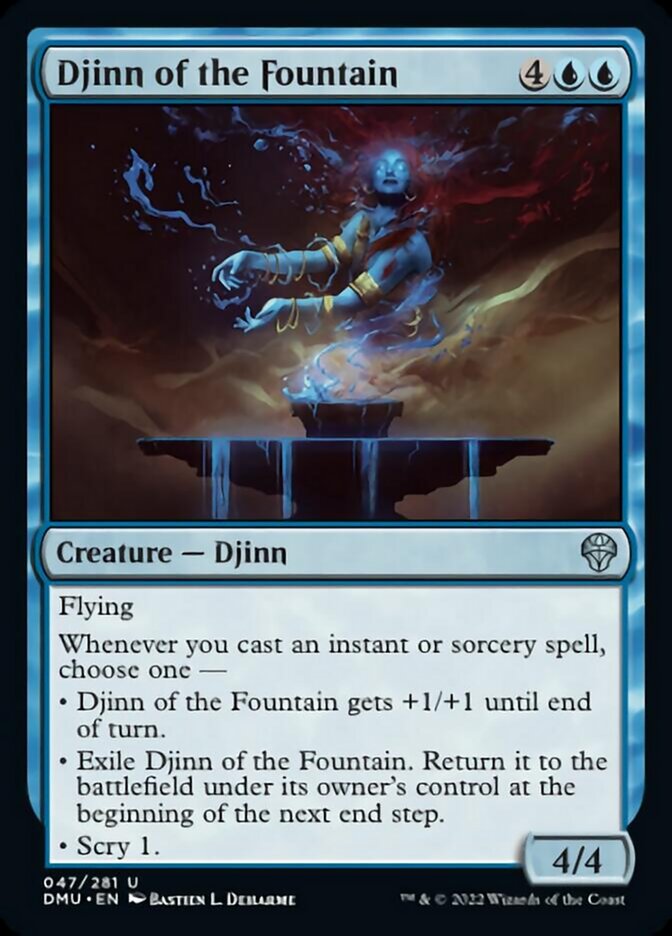 Djinn of the Fountain [Dominaria United] | Card Merchant Takapuna