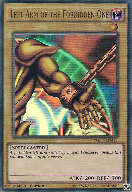 Left Arm of the Forbidden One [YGLD-ENA21] Ultra Rare | Card Merchant Takapuna