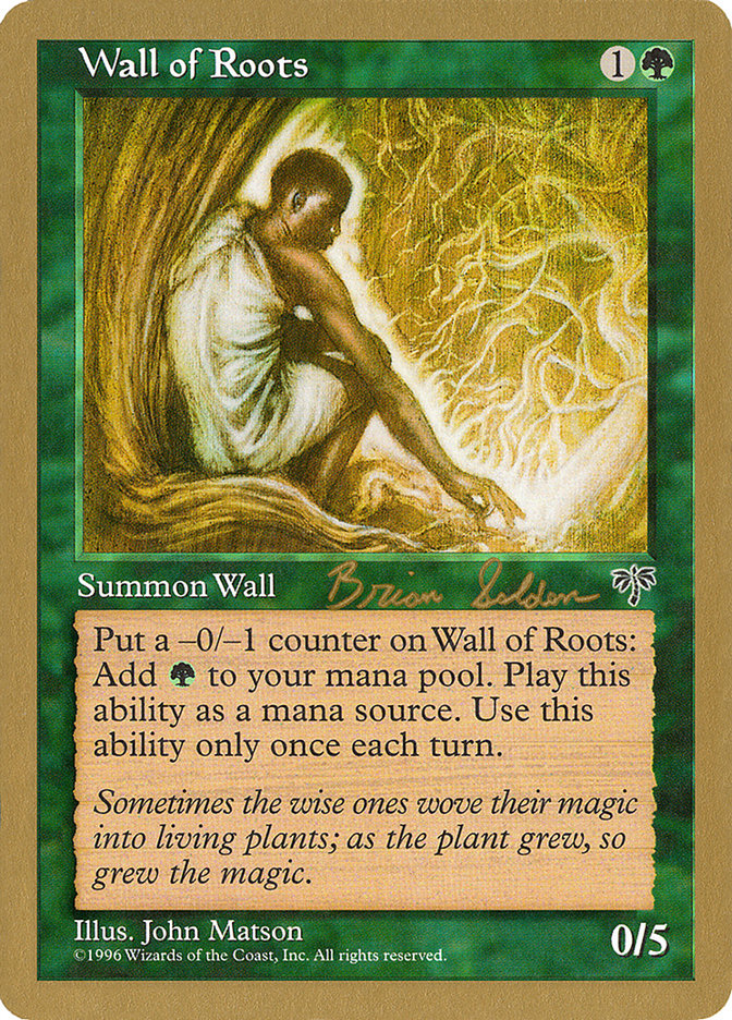 Wall of Roots (Brian Selden) [World Championship Decks 1998] | Card Merchant Takapuna