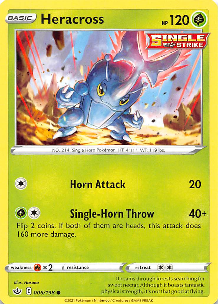 Heracross (006/198) [Sword & Shield: Chilling Reign] | Card Merchant Takapuna