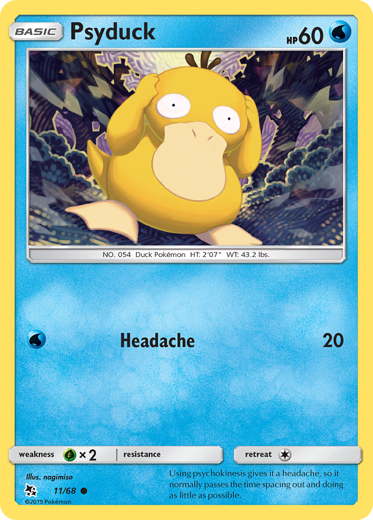 Psyduck (11/68) [Sun & Moon: Hidden Fates] | Card Merchant Takapuna