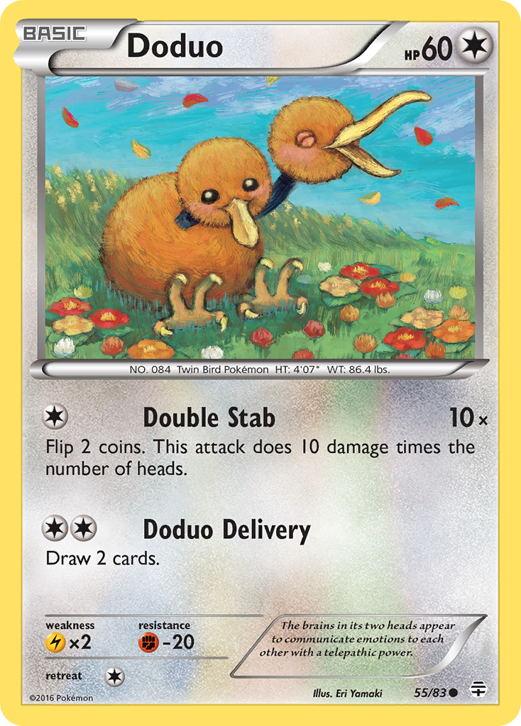 Doduo (55/83) [XY: Generations] | Card Merchant Takapuna