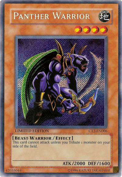 Panther Warrior [CT2-EN006] Secret Rare | Card Merchant Takapuna