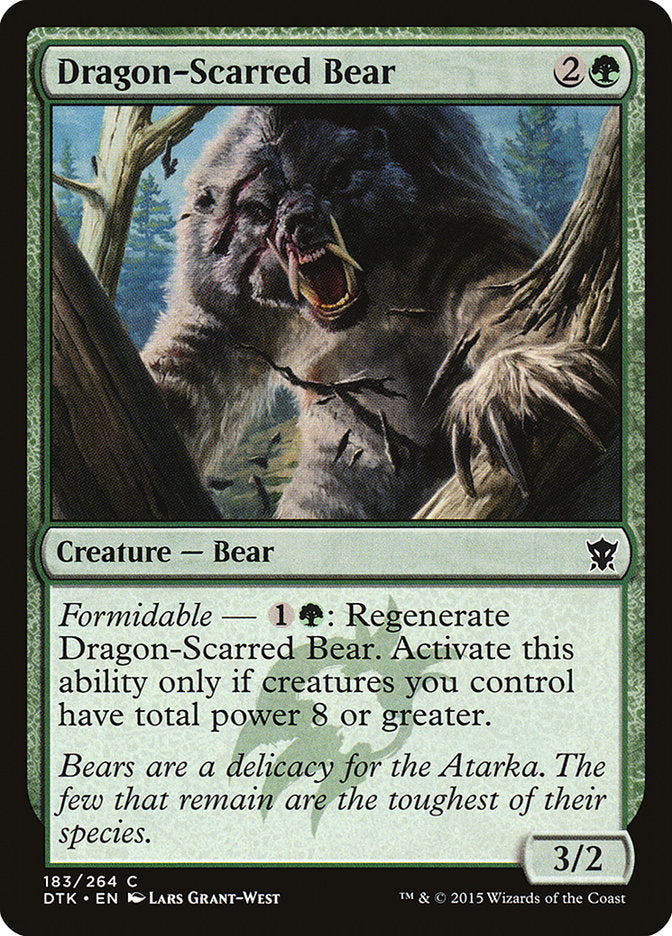 Dragon-Scarred Bear [Dragons of Tarkir] | Card Merchant Takapuna