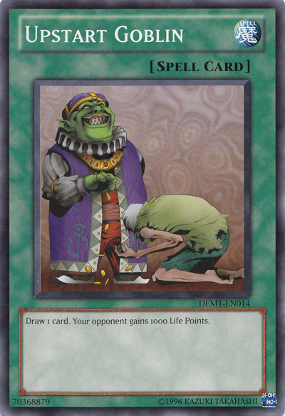 Upstart Goblin [DEM1-EN014] Common | Card Merchant Takapuna