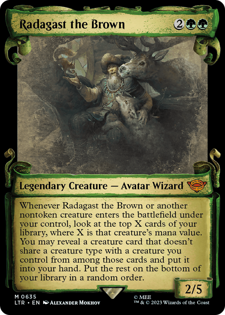 Radagast the Brown [The Lord of the Rings: Tales of Middle-Earth Showcase Scrolls] | Card Merchant Takapuna