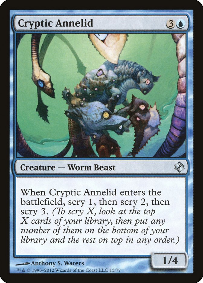 Cryptic Annelid [Duel Decks: Venser vs. Koth] | Card Merchant Takapuna