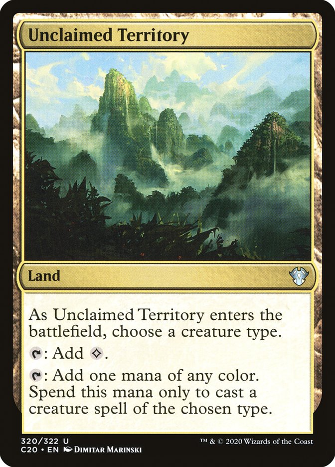 Unclaimed Territory [Commander 2020] | Card Merchant Takapuna