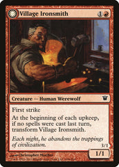 Village Ironsmith // Ironfang [Innistrad] | Card Merchant Takapuna