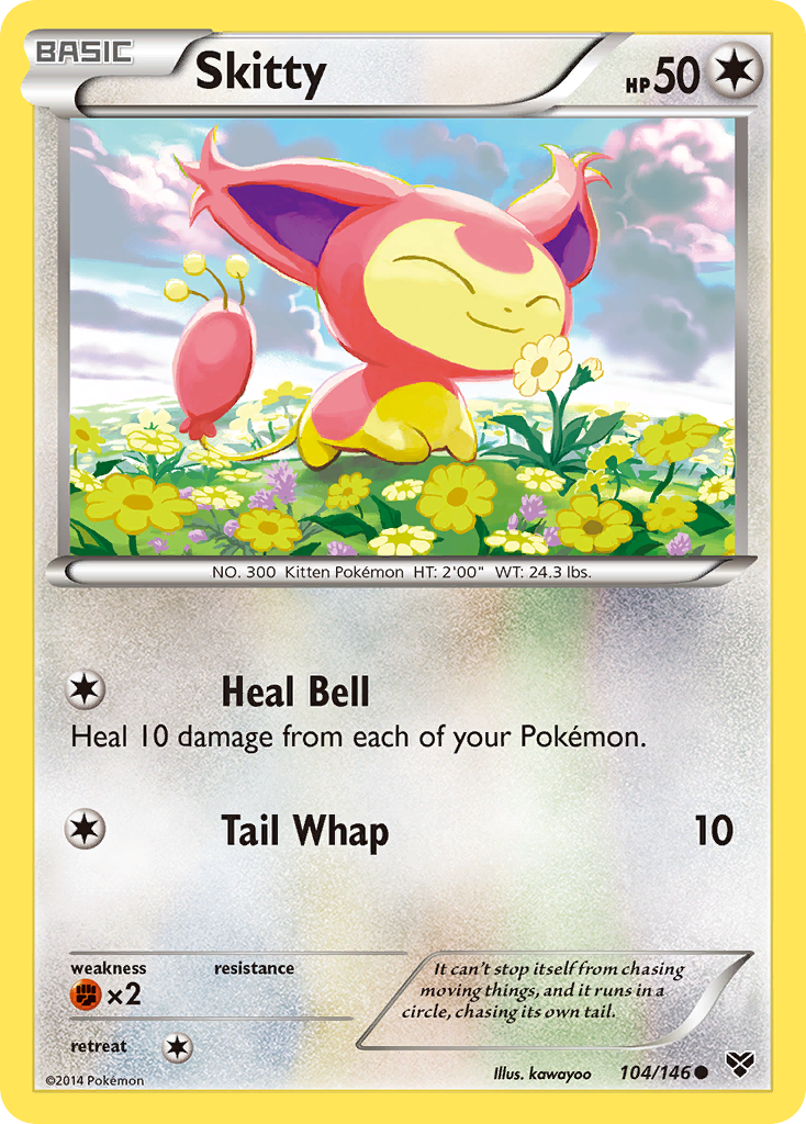 Skitty (104/146) [XY: Base Set] | Card Merchant Takapuna