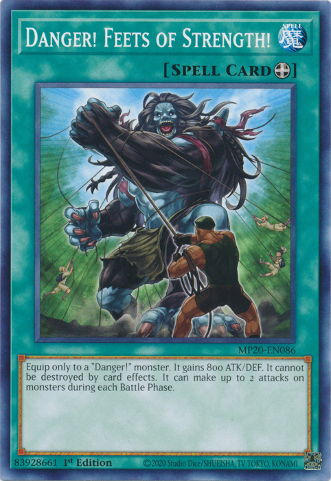 Danger! Feets of Strength! [MP20-EN086] Common | Card Merchant Takapuna