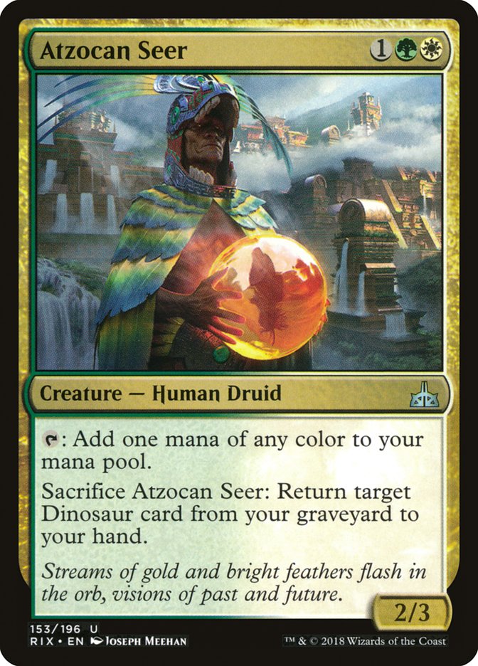 Atzocan Seer [Rivals of Ixalan] | Card Merchant Takapuna