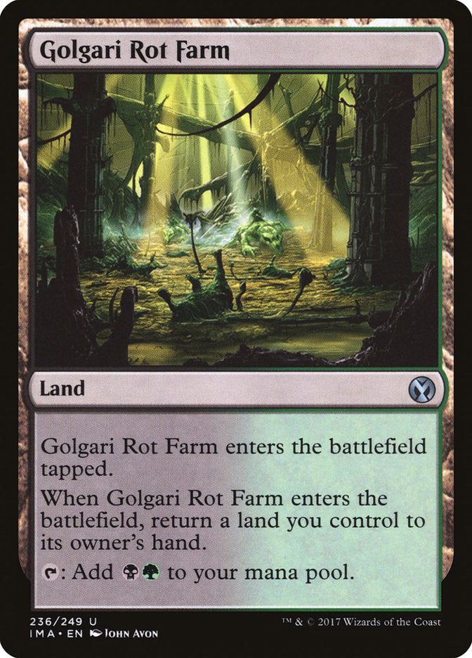 Golgari Rot Farm [Iconic Masters] | Card Merchant Takapuna