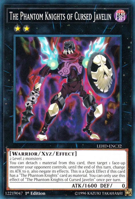 The Phantom Knights of Cursed Javelin [LEHD-ENC32] Common | Card Merchant Takapuna