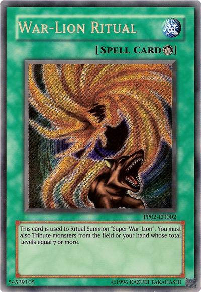 War-Lion Ritual [PP02-EN002] Secret Rare | Card Merchant Takapuna