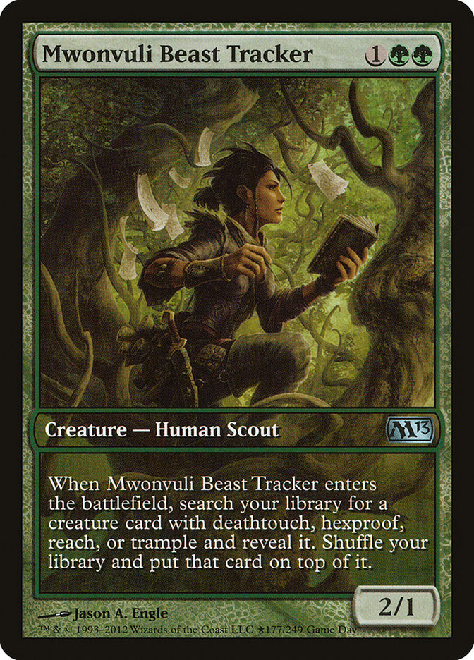 Mwonvuli Beast Tracker (Game Day) [Magic 2013 Promos] | Card Merchant Takapuna