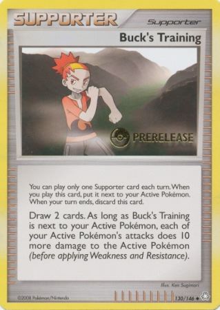 Bucks Training (130/146) (Prerelease Promo) [Diamond & Pearl: Legends Awakened] | Card Merchant Takapuna