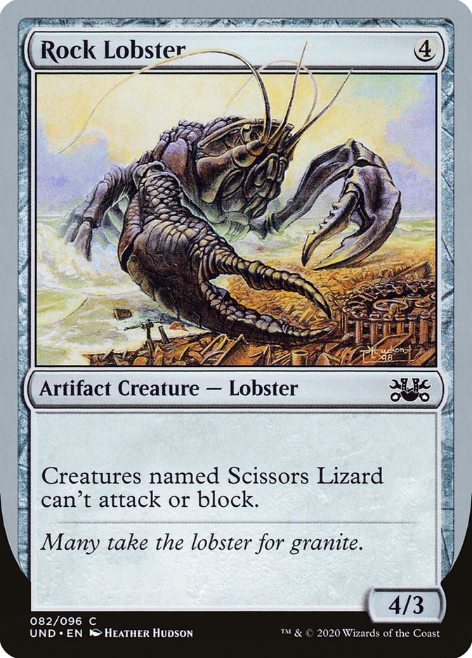 Rock Lobster [Unsanctioned] | Card Merchant Takapuna