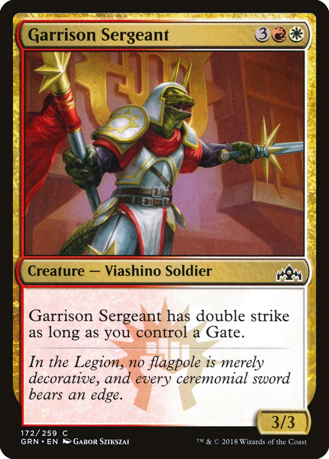 Garrison Sergeant [Guilds of Ravnica] | Card Merchant Takapuna