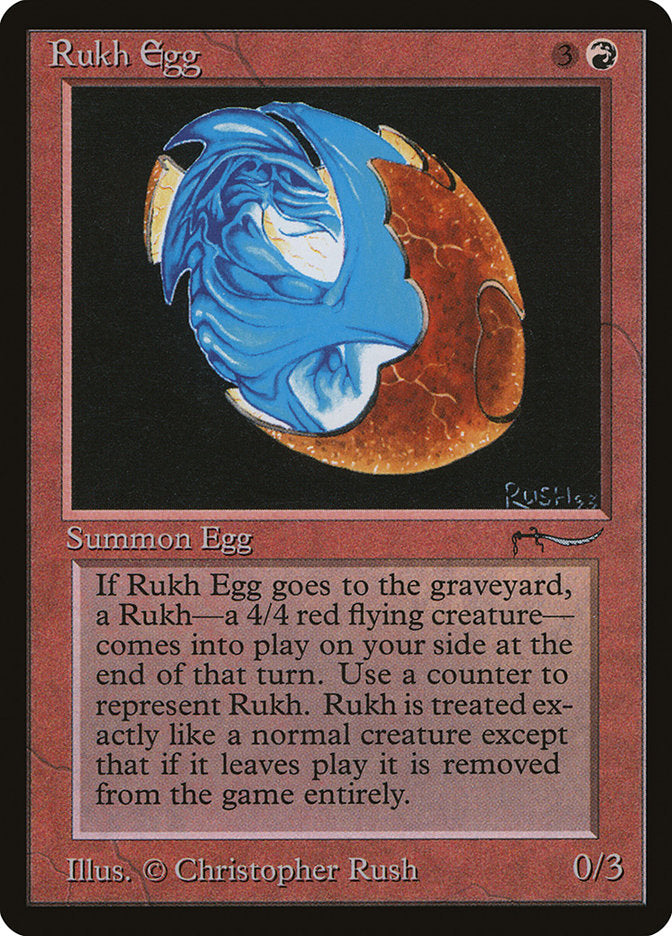 Rukh Egg (Dark Mana Cost) [Arabian Nights] | Card Merchant Takapuna