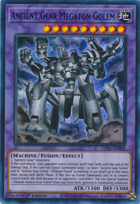 Ancient Gear Megaton Golem (Purple) [LDS1-EN088] Ultra Rare | Card Merchant Takapuna