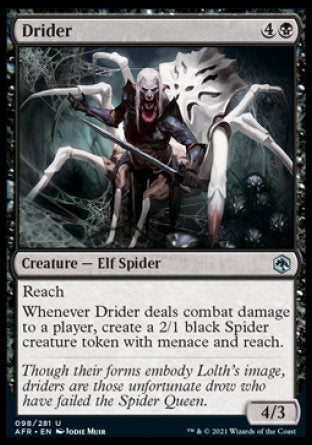 Drider [Dungeons & Dragons: Adventures in the Forgotten Realms] | Card Merchant Takapuna