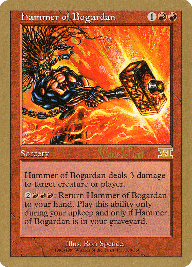 Hammer of Bogardan (Mark Le Pine) [World Championship Decks 1999] | Card Merchant Takapuna