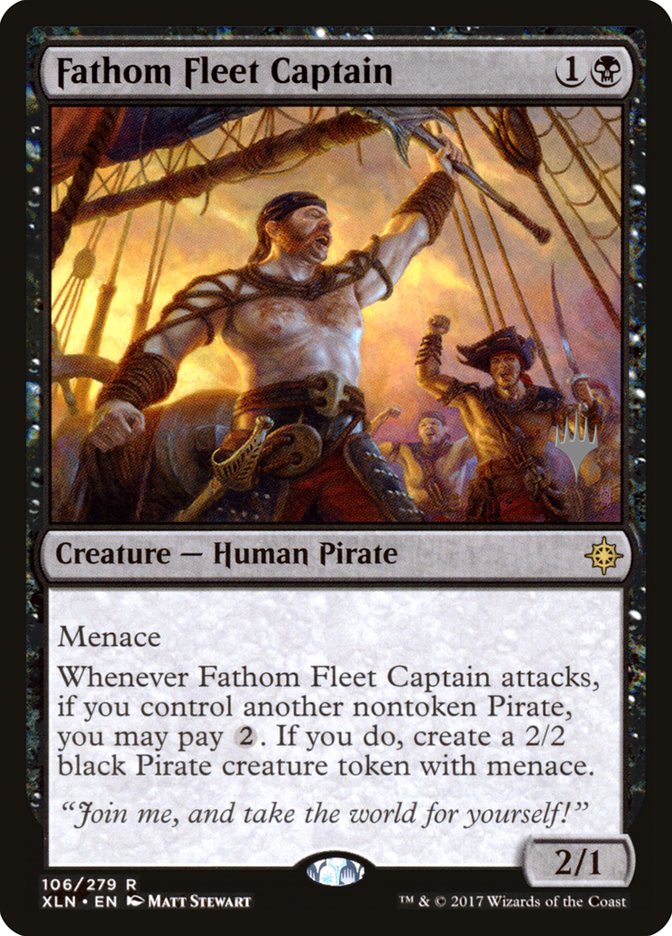 Fathom Fleet Captain (Promo Pack) [Ixalan Promos] | Card Merchant Takapuna