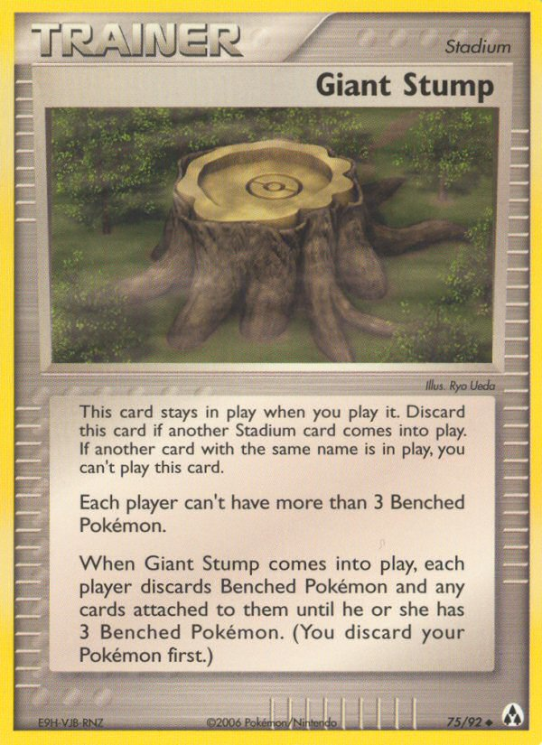 Giant Stump (75/92) [EX: Legend Maker] | Card Merchant Takapuna