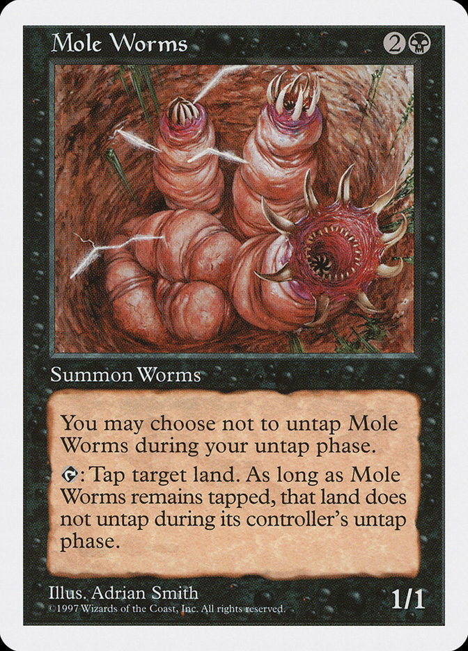 Mole Worms [Fifth Edition] | Card Merchant Takapuna