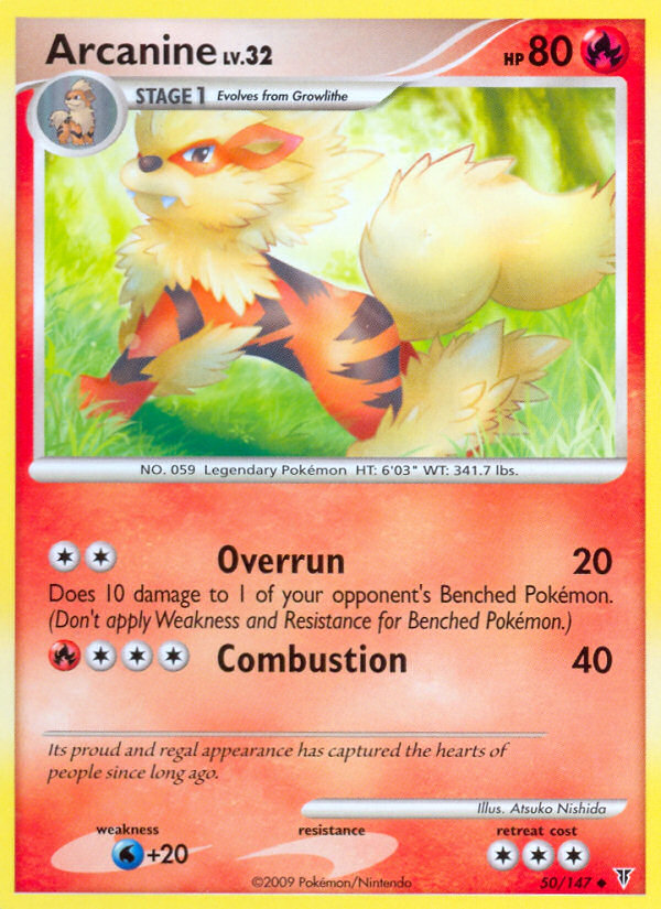 Arcanine (50/147) [Platinum: Supreme Victors] | Card Merchant Takapuna