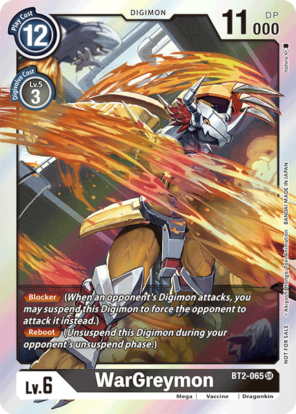 WarGreymon [BT2-065] (Alternative Art - Box Topper) [Classic Collection] | Card Merchant Takapuna