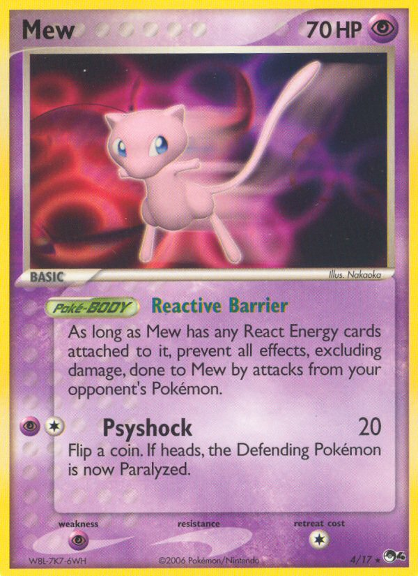 Mew (4/17) [POP Series 4] | Card Merchant Takapuna