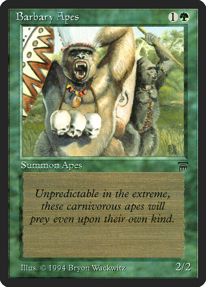 Barbary Apes [Legends] | Card Merchant Takapuna