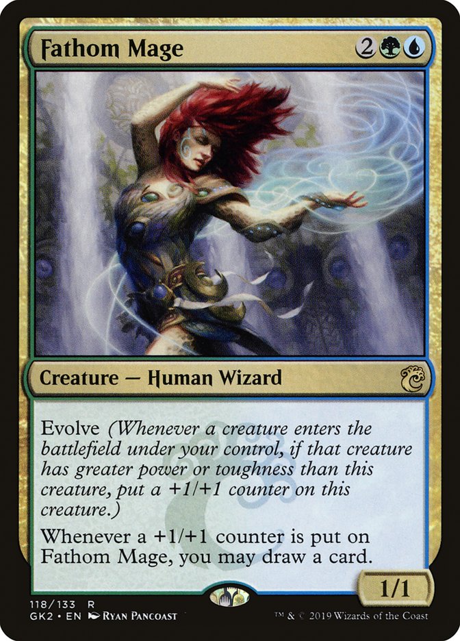 Fathom Mage [Ravnica Allegiance Guild Kit] | Card Merchant Takapuna