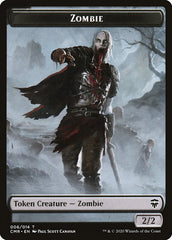 Elf Warrior // Zombie Double-Sided Token [Commander Legends Tokens] | Card Merchant Takapuna