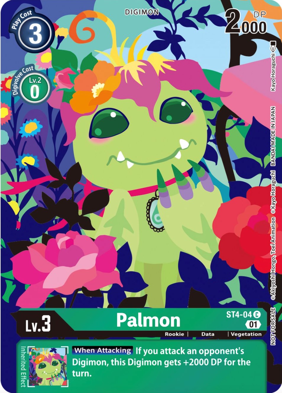 Palmon [ST4-04] (Tamer's Card Set 2 Floral Fun) [Starter Deck: Giga Green Promos] | Card Merchant Takapuna