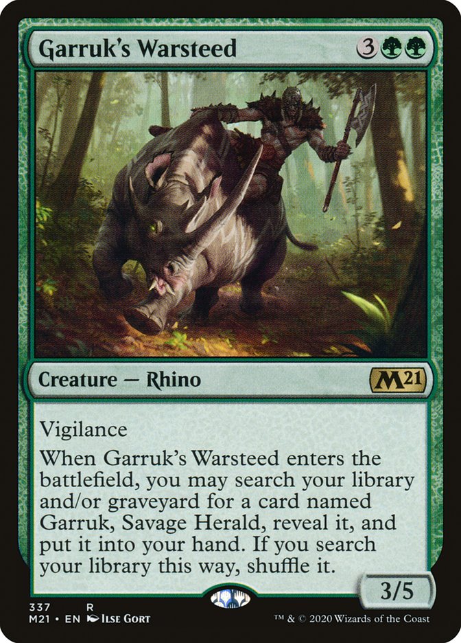 Garruk's Warsteed [Core Set 2021] | Card Merchant Takapuna