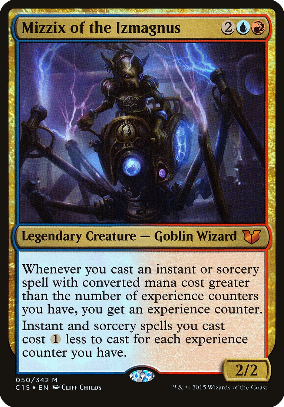 Mizzix of the Izmagnus (Oversized) [Commander 2015 Oversized] | Card Merchant Takapuna