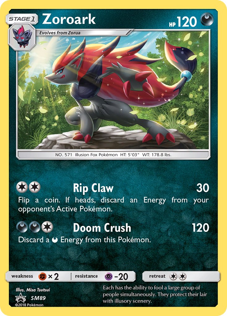 Zoroark (SM89) [Sun & Moon: Black Star Promos] | Card Merchant Takapuna