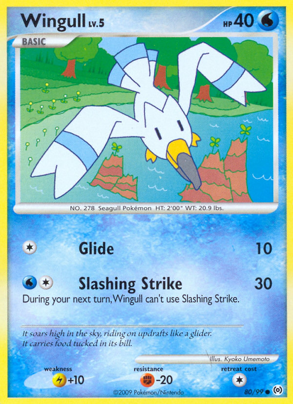 Wingull (80/99) [Platinum: Arceus] | Card Merchant Takapuna