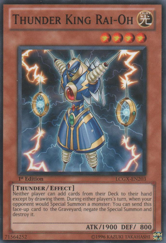 Thunder King Rai-Oh [LCGX-EN203] Common | Card Merchant Takapuna