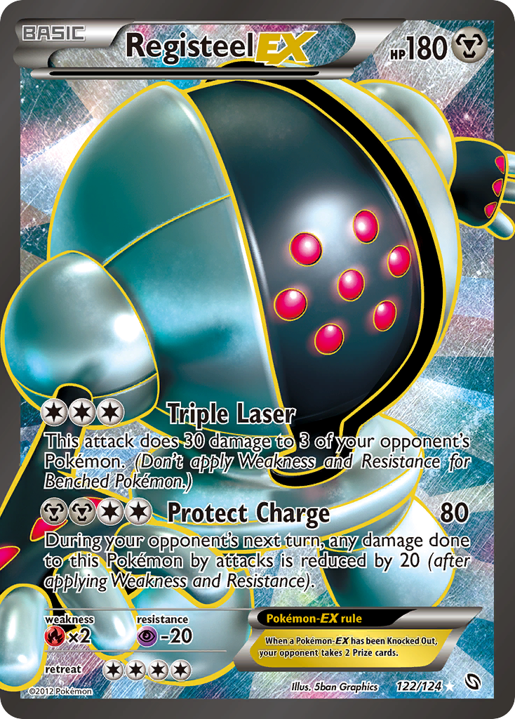 Registeel EX (122/124) [Black & White: Dragons Exalted] | Card Merchant Takapuna