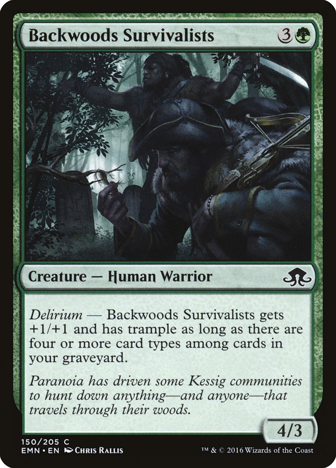 Backwoods Survivalists [Eldritch Moon] | Card Merchant Takapuna