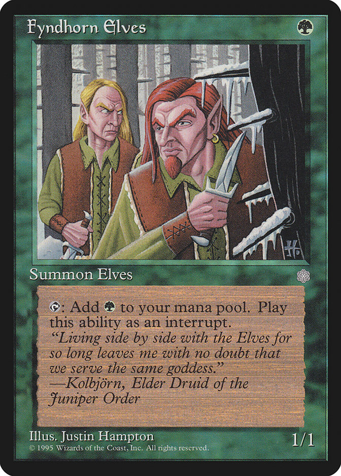 Fyndhorn Elves [Ice Age] | Card Merchant Takapuna